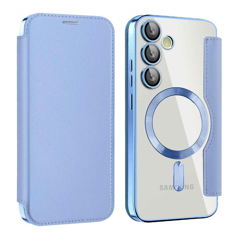 MagSafe futrola za Samsung Galaxy S23+ S916, Techsuit, SmartMag Book, Plava