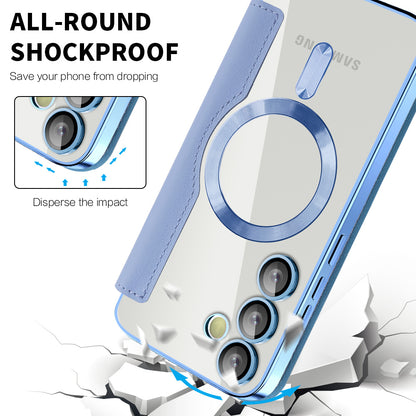 MagSafe futrola za Samsung Galaxy S23+ S916, Techsuit, SmartMag Book, Plava
