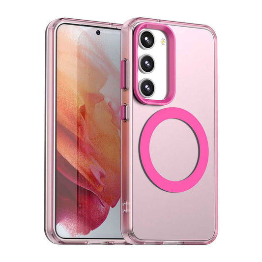 MagSafe futrola za Samsung Galaxy S23 S911, Techsuit, CandyCase, Roza