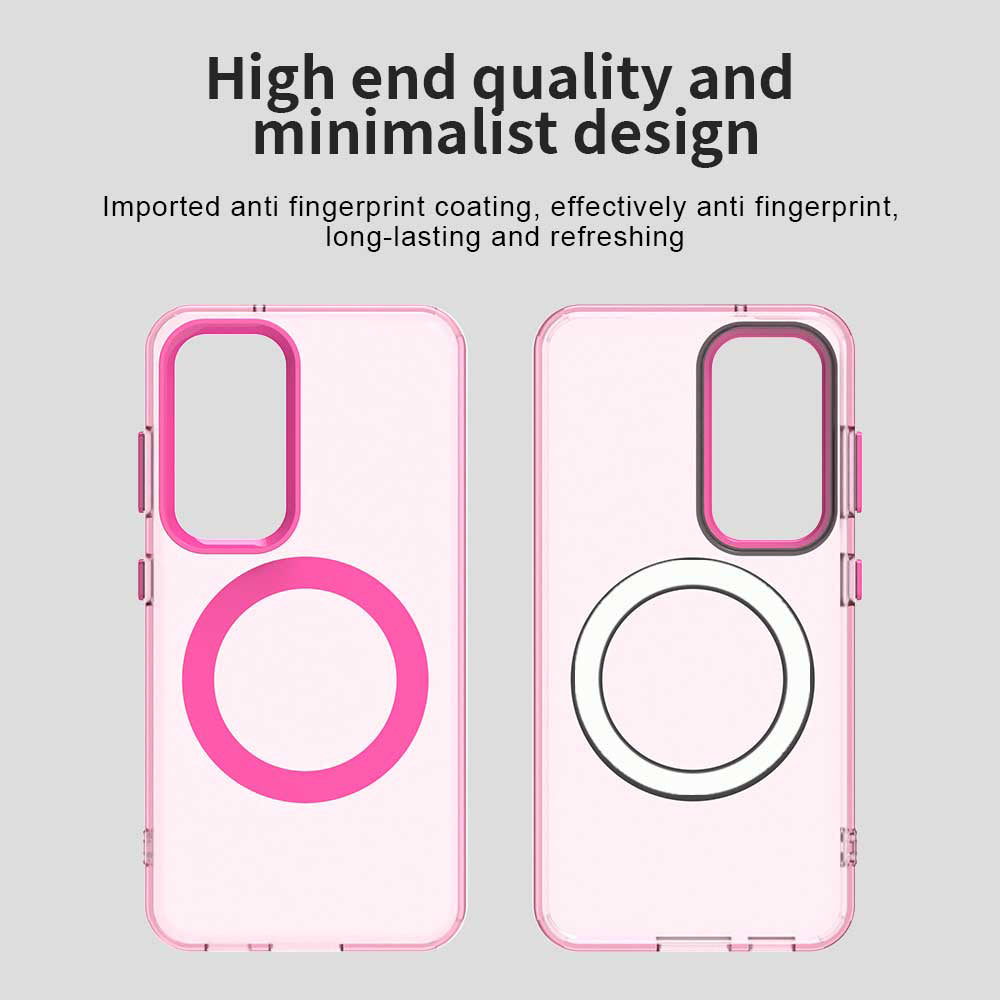 MagSafe futrola za Samsung Galaxy S23 S911, Techsuit, CandyCase, Roza