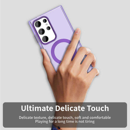 MagSafe futrola za Samsung Galaxy S23 Ultra S918, Techsuit, CandyCase, Ljubičasta