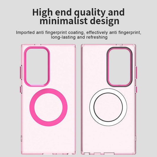 MagSafe maska za Samsung Galaxy S23 Ultra S918, Techsuit, CandyCase, Roza