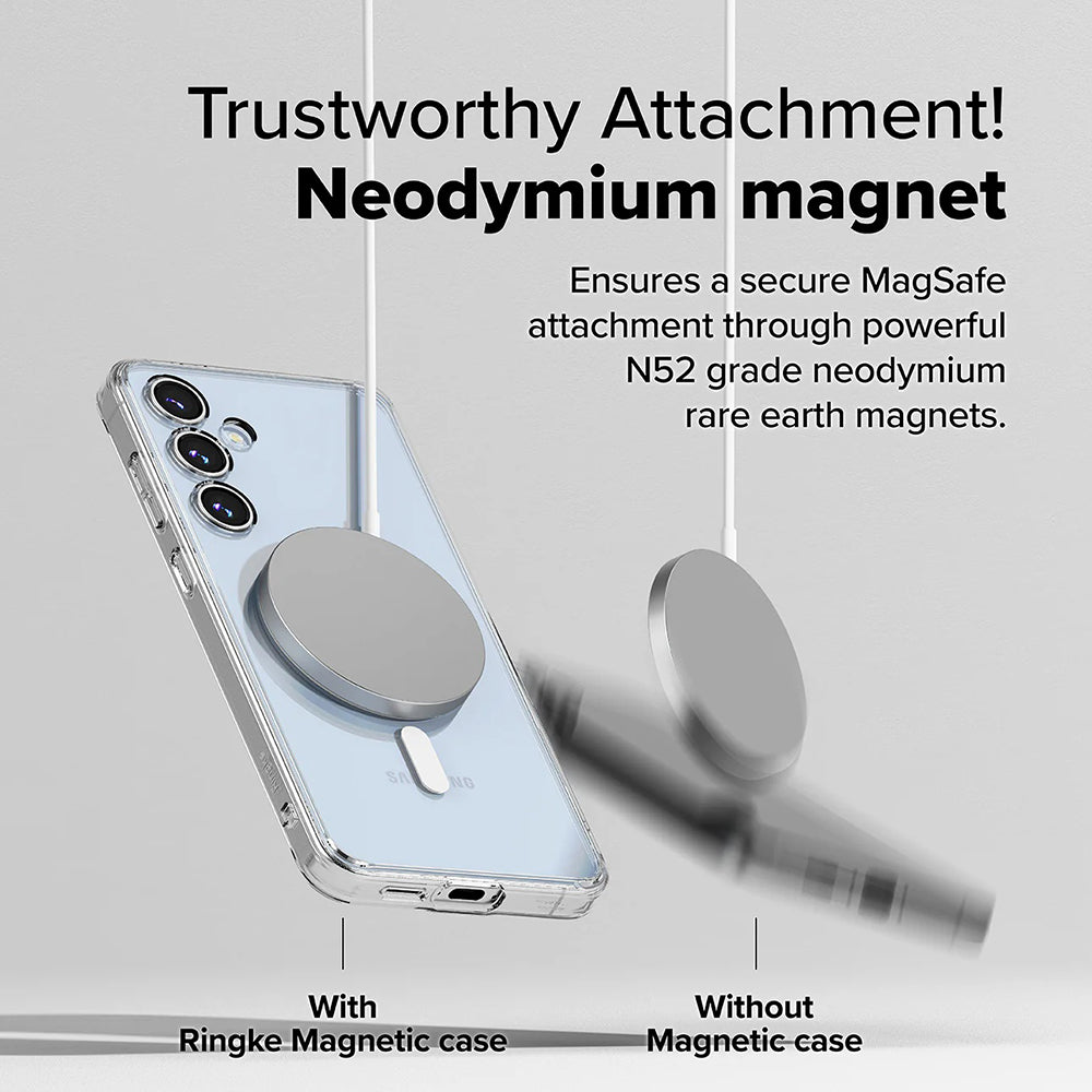 MagSafe maska za Samsung Galaxy S24 FE S721, Ringke, Fusion, Prozirna