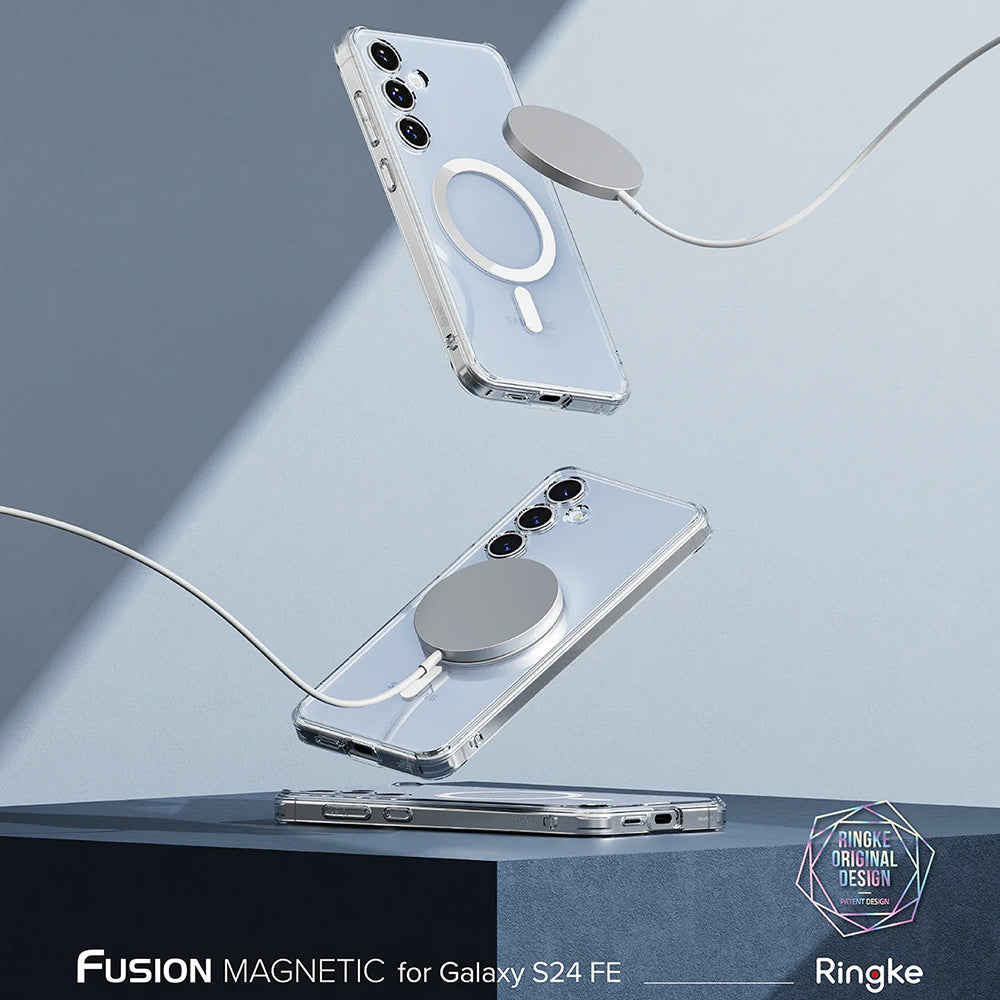 MagSafe maska za Samsung Galaxy S24 FE S721, Ringke, Fusion, Prozirna