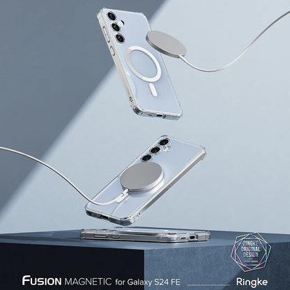 MagSafe maska za Samsung Galaxy S24 FE S721, Ringke, Fusion, Prozirna