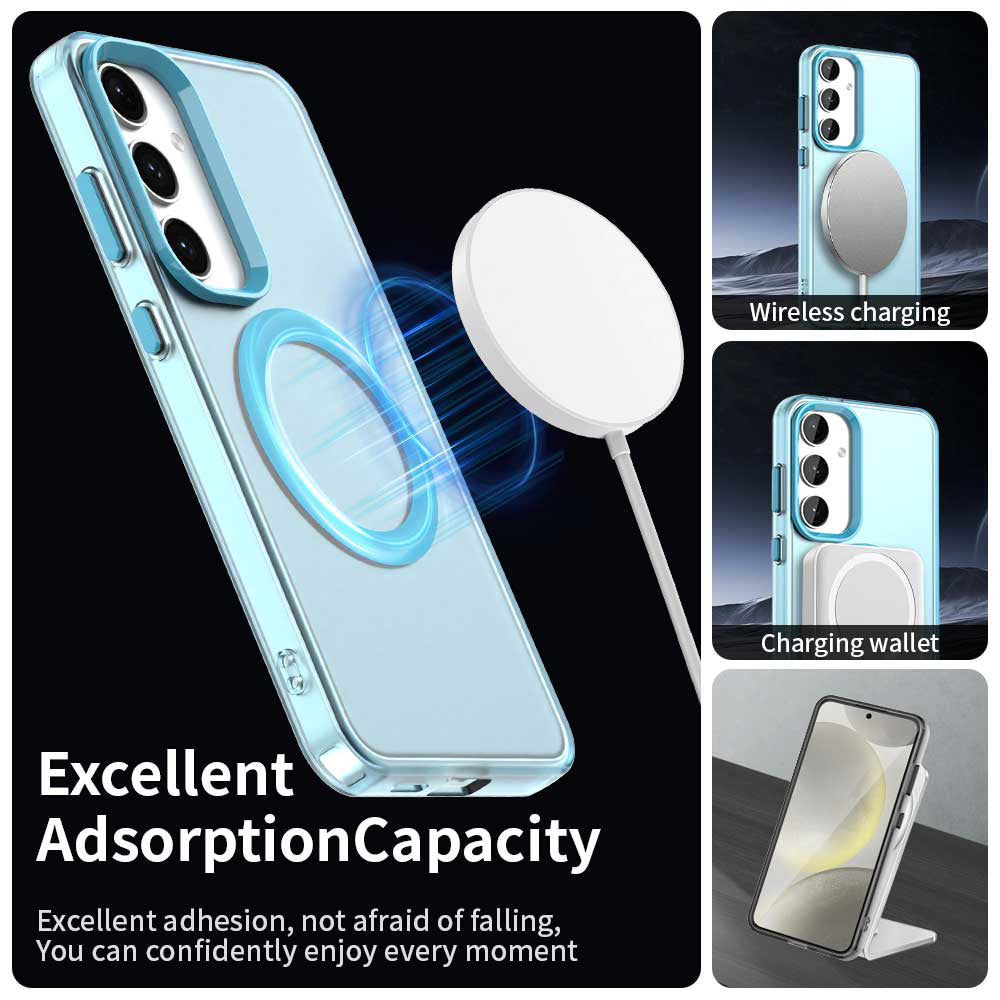 MagSafe futrola za Samsung Galaxy S24 FE S721, Techsuit, CandyCase, Plava