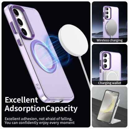 MagSafe futrola za Samsung Galaxy S24 FE S721, Techsuit, CandyCase, Ljubičasta