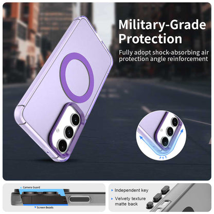 MagSafe futrola za Samsung Galaxy S24 FE S721, Techsuit, CandyCase, Ljubičasta