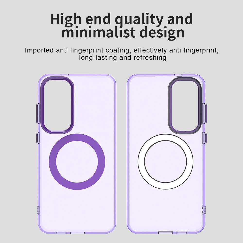 MagSafe futrola za Samsung Galaxy S24 FE S721, Techsuit, CandyCase, Ljubičasta