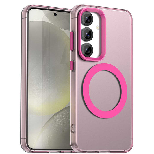 MagSafe maska za Samsung Galaxy S24 FE S721, Techsuit, CandyCase, Roza