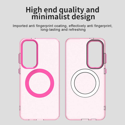 MagSafe maska za Samsung Galaxy S24 FE S721, Techsuit, CandyCase, Roza