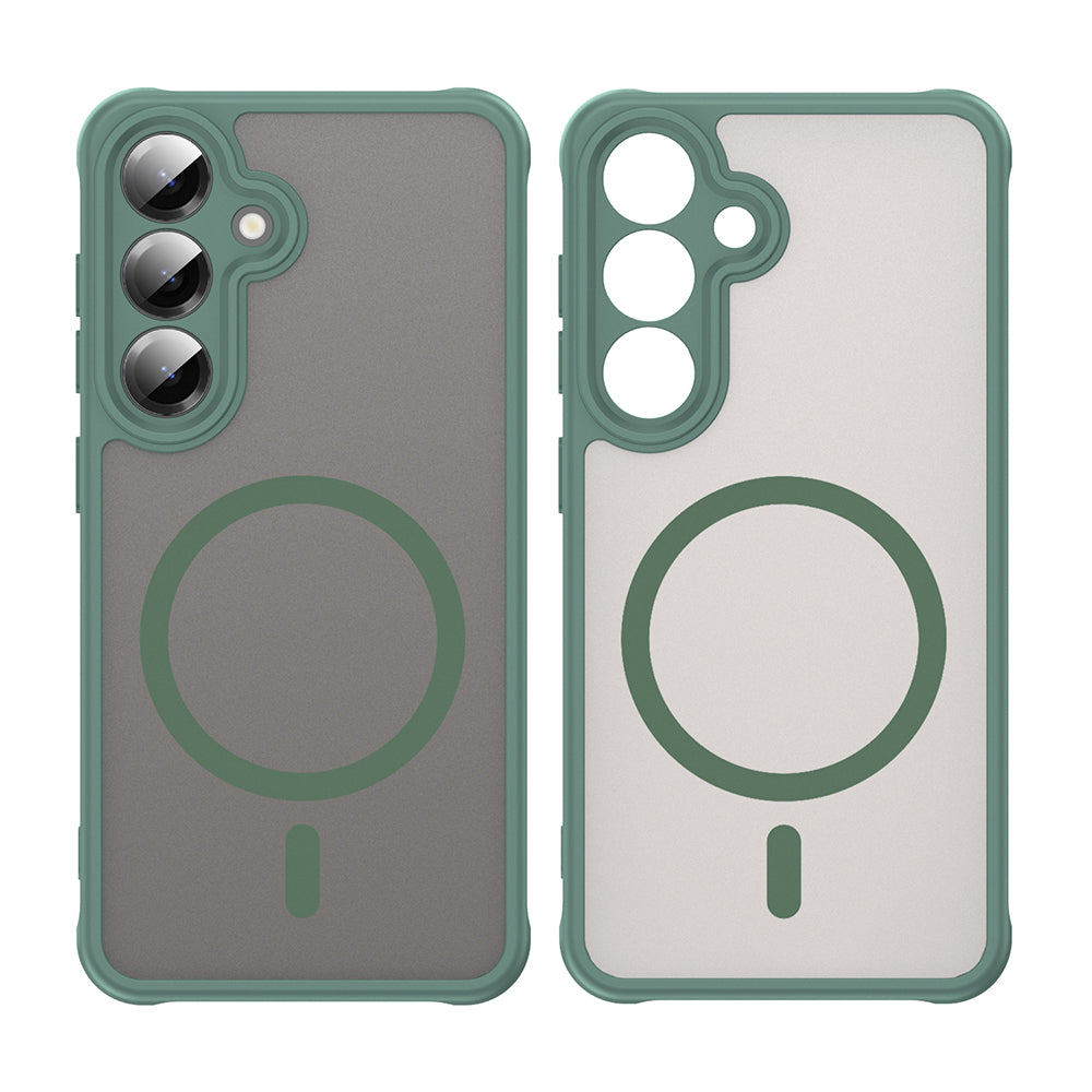 MagSafe maska za Samsung Galaxy S24 S921, Techsuit, HaloFrost II, Zelena