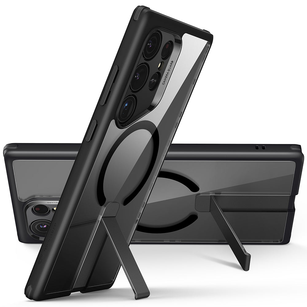 Futrola MagSafe za Samsung Galaxy S24 Ultra S928, ESR, Boost Flickstand, Crno Prozirna