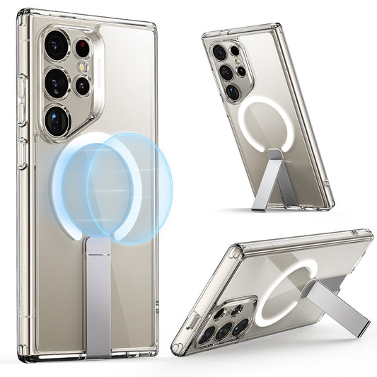 Futrola MagSafe za Samsung Galaxy S24 Ultra S928, ESR, Boost Flickstand, Prozirna