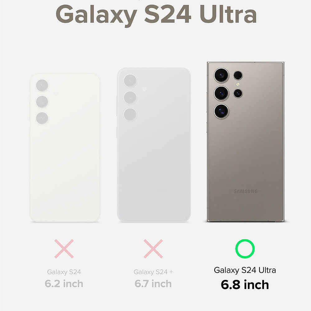 MagSafe maska za Samsung Galaxy S24 Ultra S928, Ringke, Alles, Crna