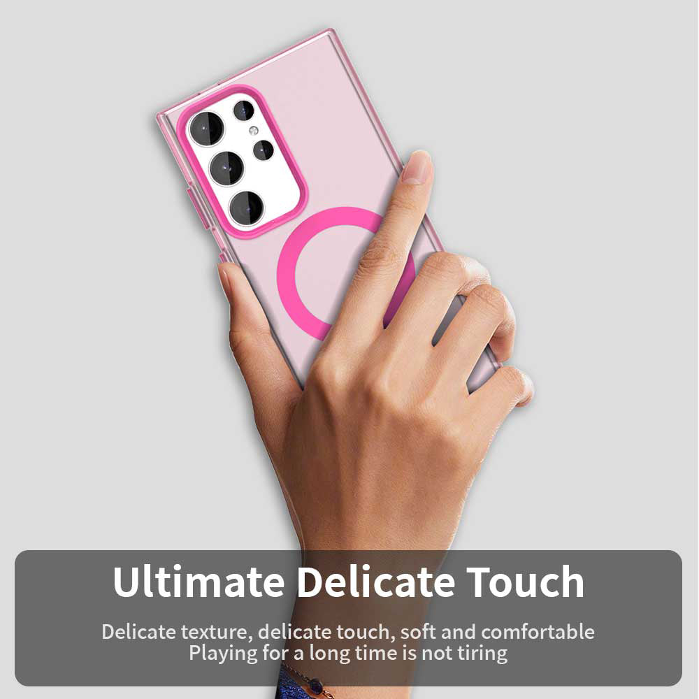 MagSafe futrola za Samsung Galaxy S24 Ultra S928, Techsuit, CandyCase, Roza