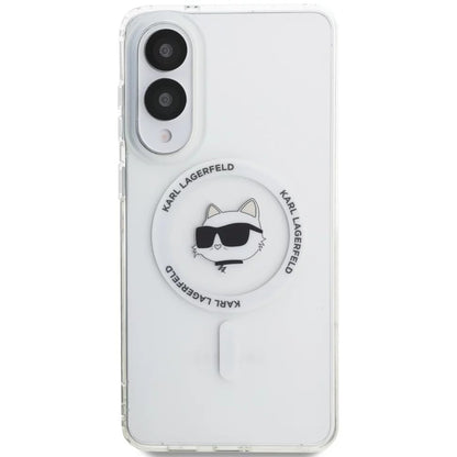 Futrola MagSafe za Samsung Galaxy S25 Edge S937, Karl Lagerfeld, IML Choupette's Head, Bijela