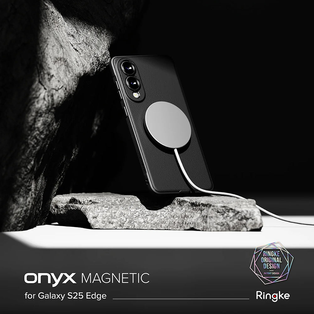 MagSafe maska za Samsung Galaxy S25 Edge S937, Ringke, Onyx, Crna