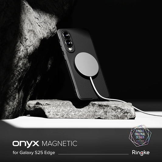 MagSafe maska za Samsung Galaxy S25 Edge S937, Ringke, Onyx, Crna