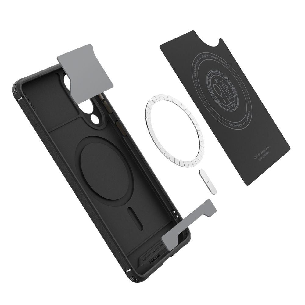 Futrola MagSafe za Samsung Galaxy S25 Edge S937, Spigen, Core Armor, Mat Crna ACS09406