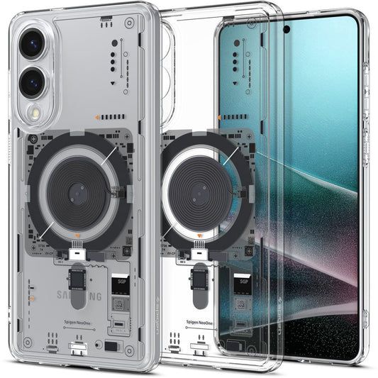 Futrola MagSafe za Samsung Galaxy S25 Edge S937, Spigen, Ultra Hybrid Neo One, Prozirna ACS09416