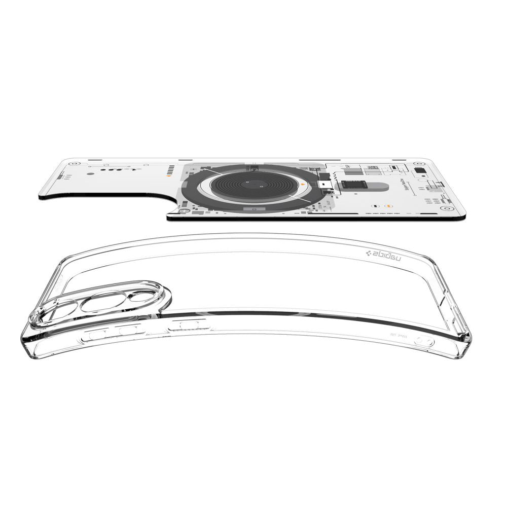 Futrola MagSafe za Samsung Galaxy S25 Edge S937, Spigen, Ultra Hybrid Neo One, Prozirna ACS09416
