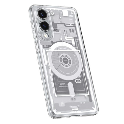 Futrola MagSafe za Samsung Galaxy S25 Edge S937, Spigen, Ultra Hybrid Zero One, Bijela ACS09417