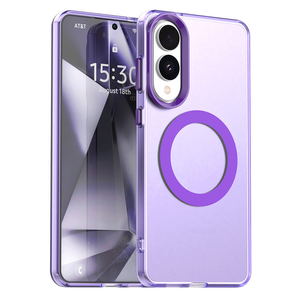 MagSafe futrola za Samsung Galaxy S25 Edge S937, Techsuit, CandyCase, Ljubičasta