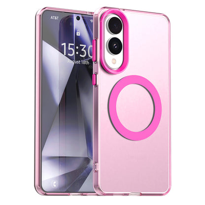 MagSafe futrola za Samsung Galaxy S25 Edge S937, Techsuit, CandyCase, Roza