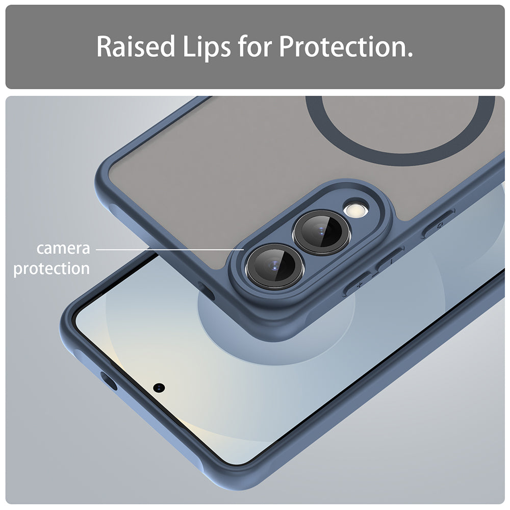 MagSafe futrola za Samsung Galaxy S25 Edge S937, Techsuit, HaloFrost II, Tamnoplava