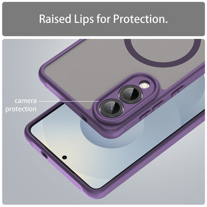 MagSafe futrola za Samsung Galaxy S25 Edge S937, Techsuit, HaloFrost II, Ljubičasta