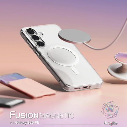 MagSafe maska za Samsung Galaxy S25 FE, Ringke, Fusion, Prozirna