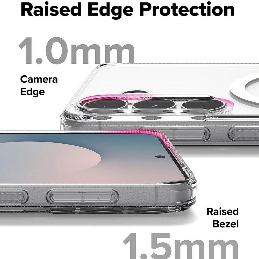 MagSafe maska za Samsung Galaxy S25 FE, Ringke, Fusion, Prozirna
