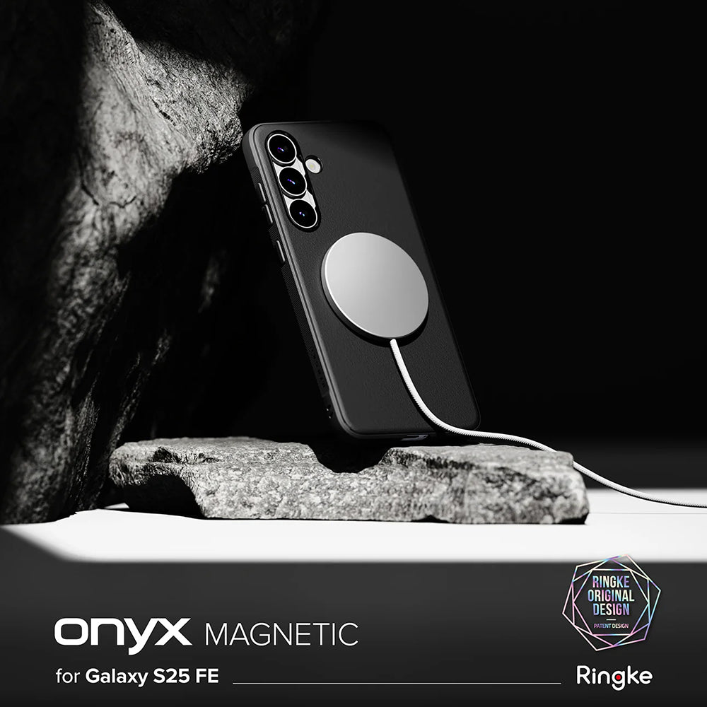 MagSafe maska za Samsung Galaxy S25 FE, Ringke, Onyx, Crna