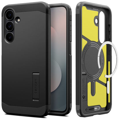 Futrola MagSafe za Samsung Galaxy S25 FE, Spigen, Tough Armor, Crna