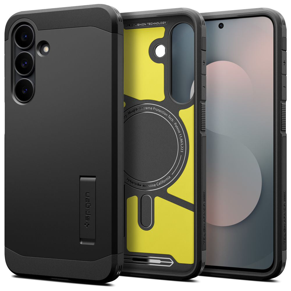 Futrola MagSafe za Samsung Galaxy S25 FE, Spigen, Tough Armor, Crna