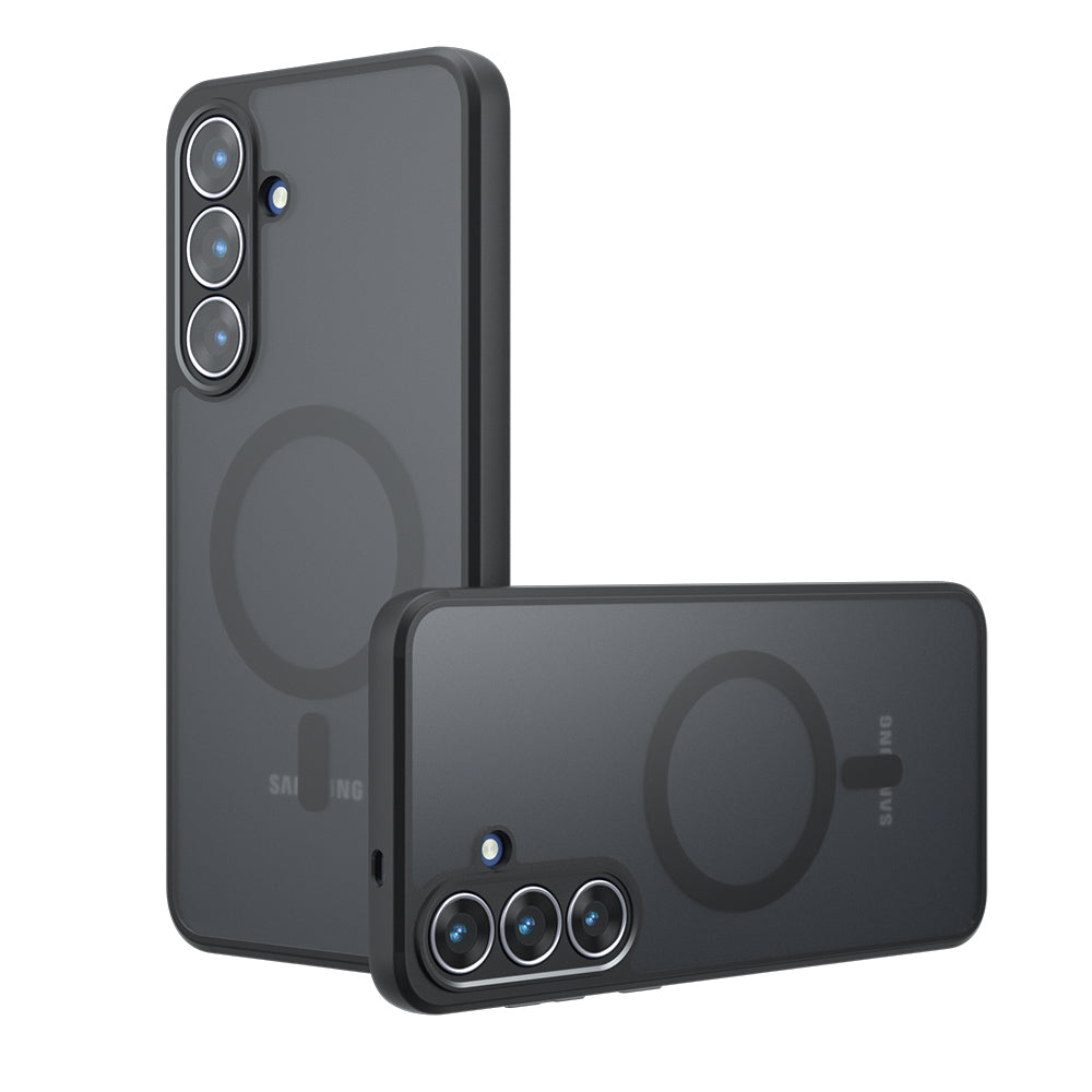 Futrola MagSafe za Samsung Galaxy S25 FE, Techsuit, PureFrost, Satin Crna