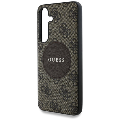 Futrola MagSafe za Samsung Galaxy S25+ S936, Guess, 4G Circle Classic Logo, Smeđa