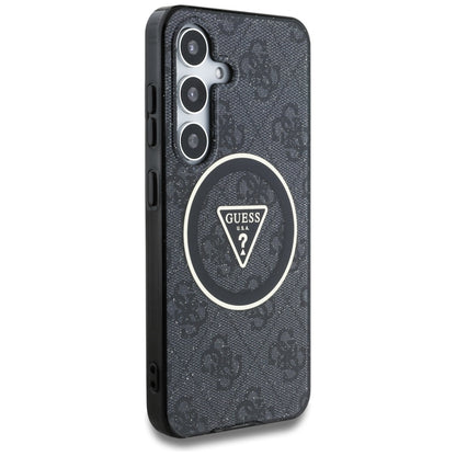MagSafe futrola za Samsung Galaxy S25+ S936, Guess, IML Glitter 4G Circle Triangle, Crna