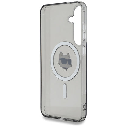 Futrola MagSafe za Samsung Galaxy S25+ S936, Karl Lagerfeld, IML Choupette's Head, Crna