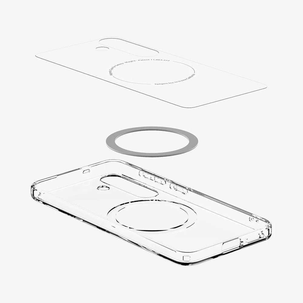 Futrola MagSafe za Samsung Galaxy S25+ S936, Spigen, Ultra Hybrid, Bijela ACS08981