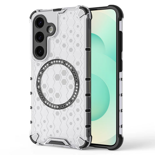 MagSafe futrola za Samsung Galaxy S25+ S936, Techsuit, HoneyComb Shield, Bijela