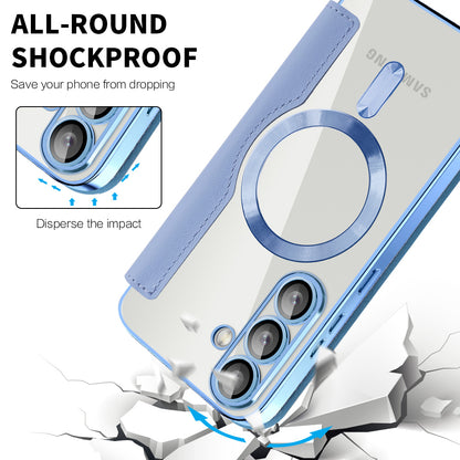 MagSafe futrola za Samsung Galaxy S25+ S936, Techsuit, SmartMag Book, Plava