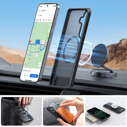 MagSafe futrola za Samsung Galaxy S25+ S936, Torras, Pstand, Crna