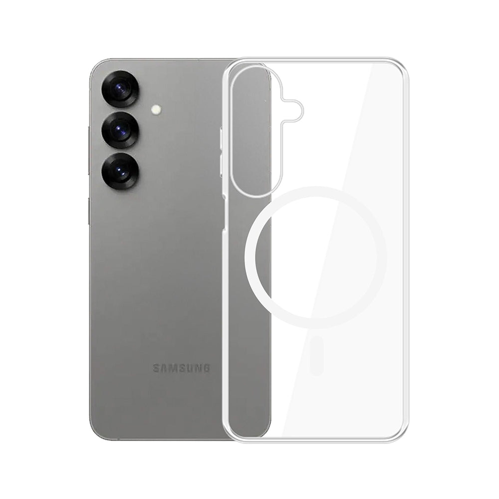 MagSafe futrola za Samsung Galaxy S25 S931, 3MK, Clear MagCase, Prozirna