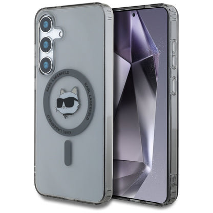 Futrola MagSafe za Samsung Galaxy S25 S931, Karl Lagerfeld, IML Choupette's Head, Crna