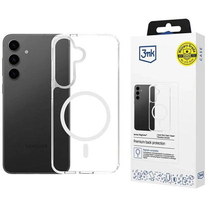MagSafe futrola za Samsung Galaxy S25 S931 / S24 S921, 3MK, Armor MagCase, Prozirna