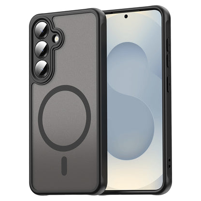 Futrola MagSafe za Samsung Galaxy S25 S931 / S24 S921, Techsuit, HaloFrost II (Big Lens Hole), Crna