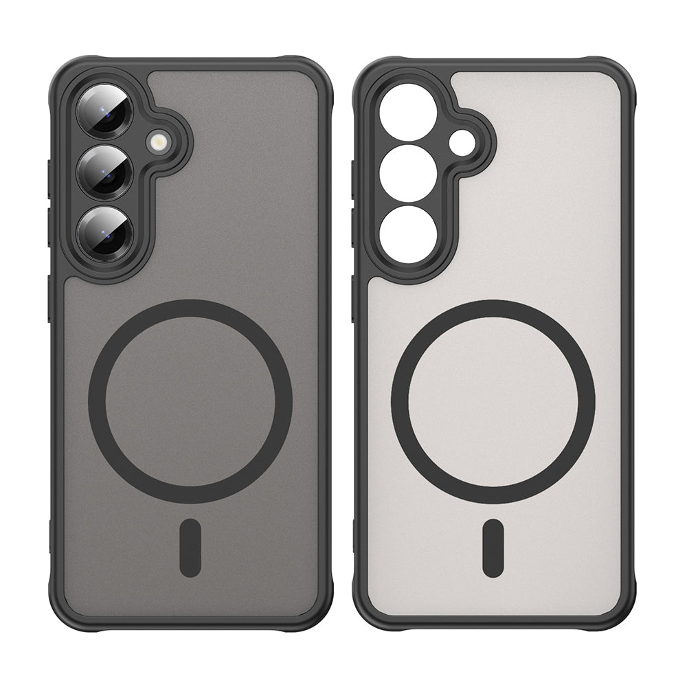 Futrola MagSafe za Samsung Galaxy S25 S931 / S24 S921, Techsuit, HaloFrost II (Big Lens Hole), Crna