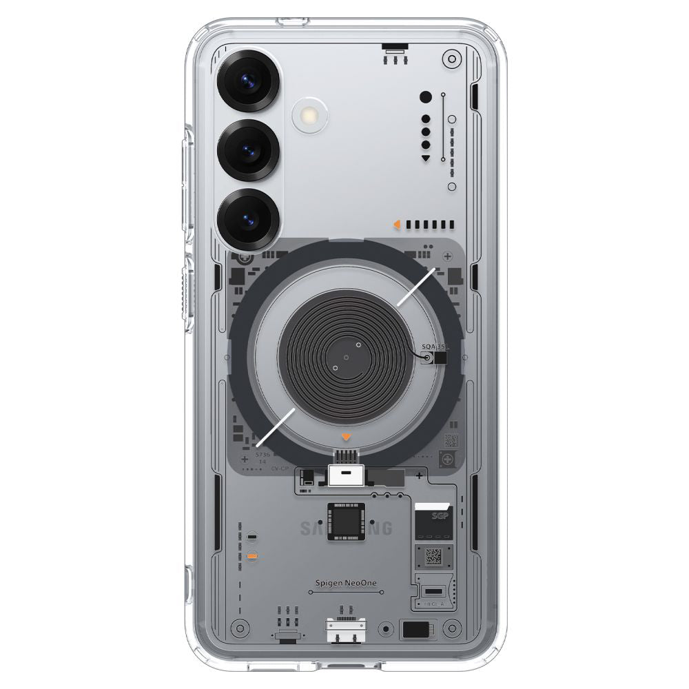 Futrola MagSafe za Samsung Galaxy S25 S931, Spigen, Ultra Hybrid Neo One, Prozirna ACS09470